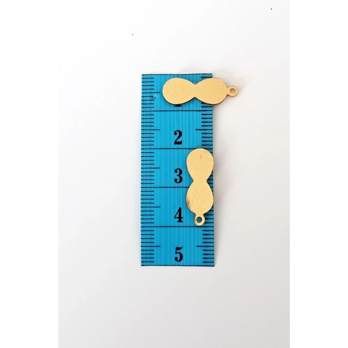 Oya Abiye Bileklik Kolye Pleksi Metalik Plastik Pul Altın Renk 8 Gram 40 Adet - Bnc480