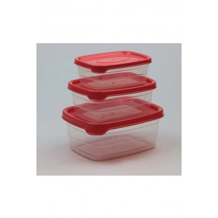 Plastik Saklama Kabı 3lü 400 Ml - 670 Ml - 1.2 Lt. Royaleks-bnm-0513