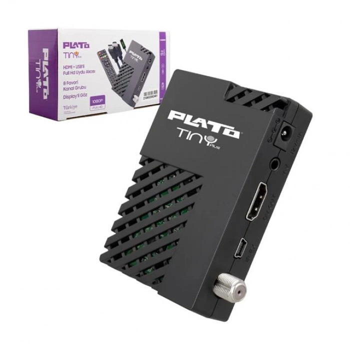 Plato Tiny Plus Wifi Destekli Full HD Uydu Alıcısı - Yerli Üretim
