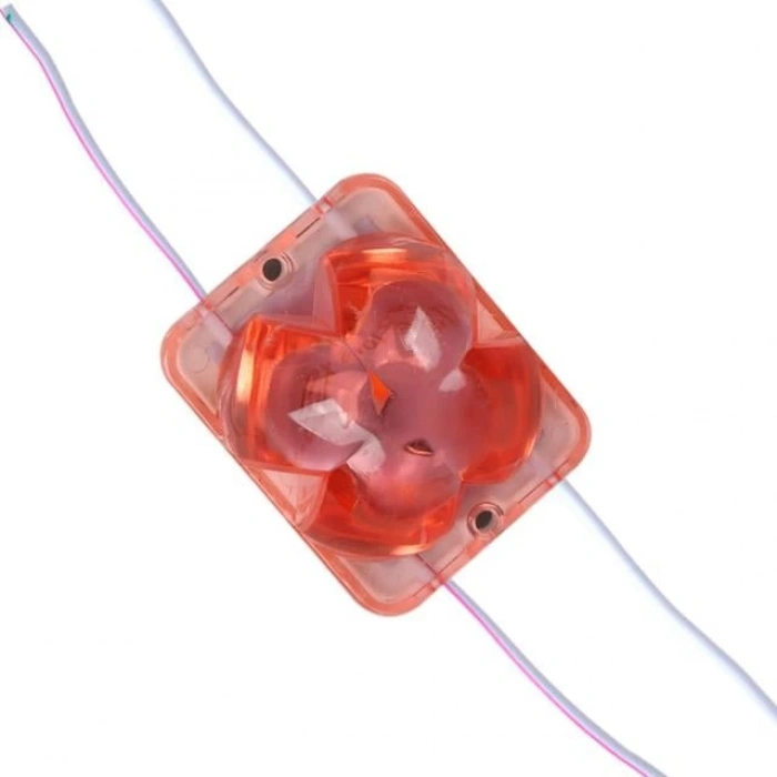 Powermaster PM-14720 12 Volt 2 Watt Kırmızı Sabit 4333-3030 Modül Led 43x33x28mm