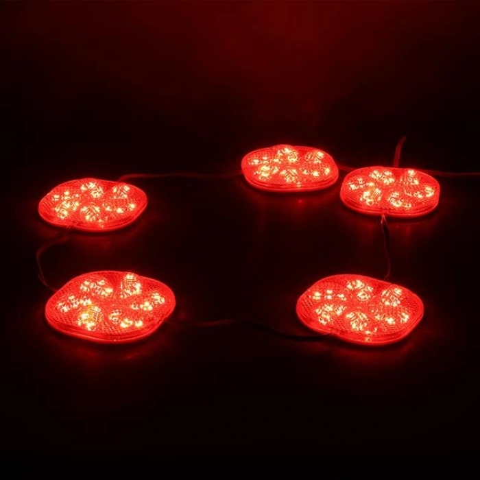 PowerMaster PM-14705 12 Volt 3 Watt Kırmızı Sabit 6565-2835 Modül Led 65x65x12mm