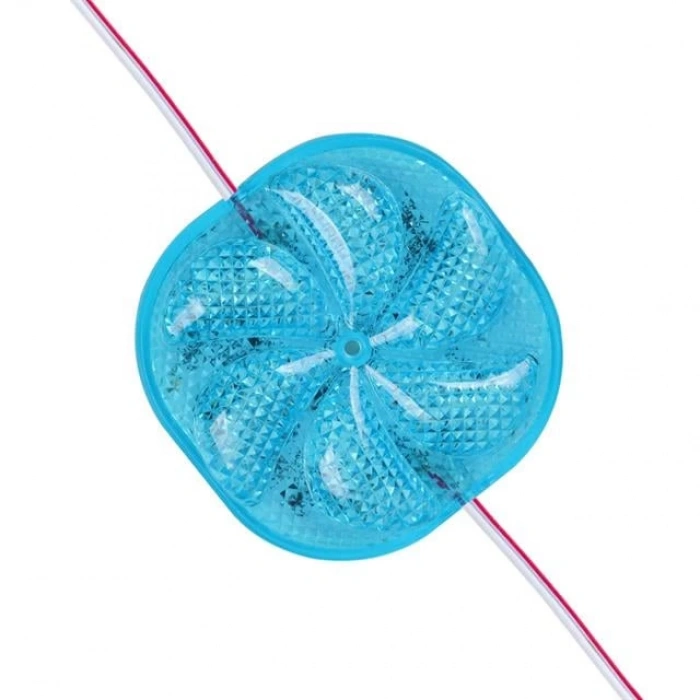 PowerMaster PM-14698 12 Volt 3 Watt Mavi Yanıp Sönen Çakar 6565-2835 Modül Led 65x65x12mm