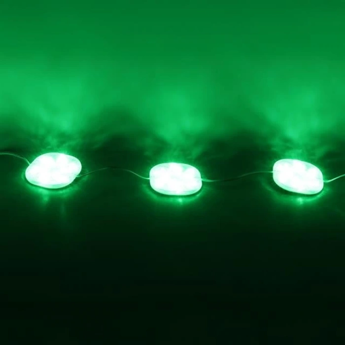 PowerMaster PM-14707 12 Volt 3 Watt Yeşil Sabit 6565-2835 Modül Led 65x65x12mm