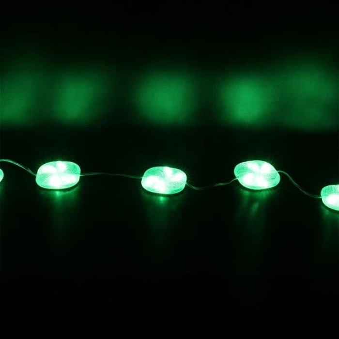 PowerMaster PM-14699 12 Volt 3 Watt Yeşil Yanıp Sönen Çakar 6565-2835 Modül Led 65x65x12mm