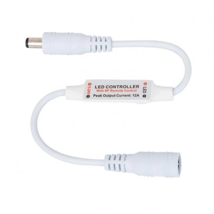 Powermaster 5-12-24 Volt RF Şerit Led Dimmer Uzaktan Kumandalı Led Kontrol Cihazı