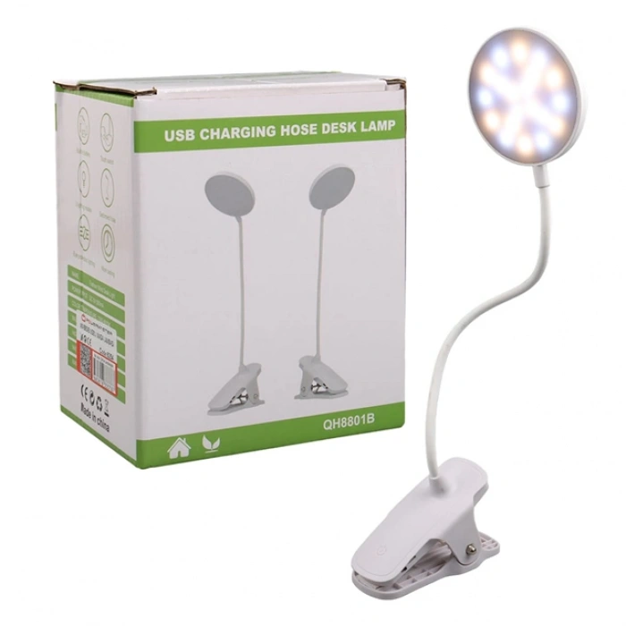 Powermaster BL-1213 USBli Dokunmatik Düğmeli Üç Modlu Beyaz Işık Masa Lambası