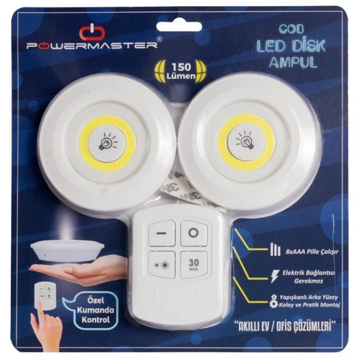 Powermaster Cob Led Kabin Ampul Kumandalı