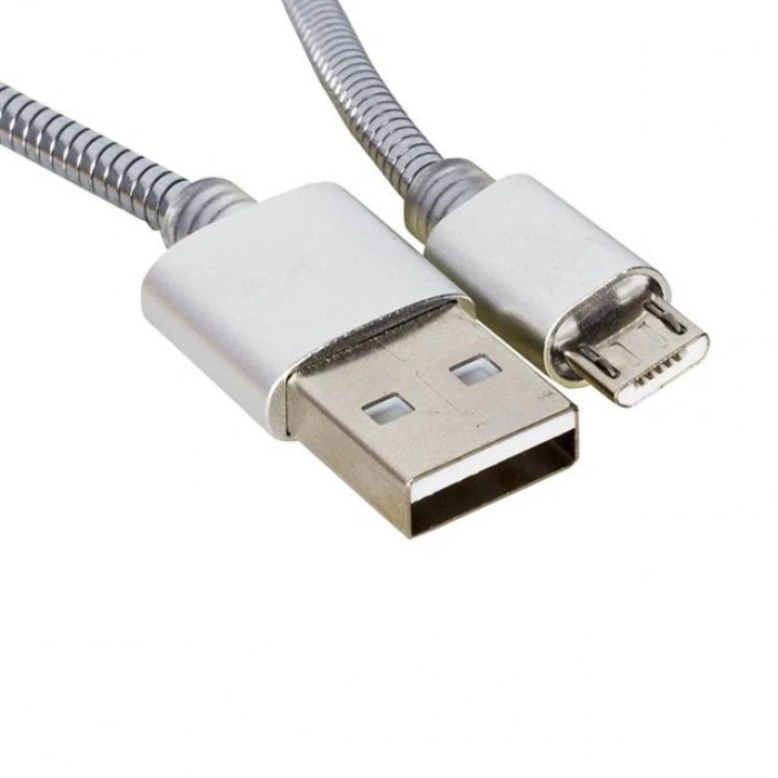 Powermaster Dataline Micro Serisi Örgülü Kısa Şarj Kablosu