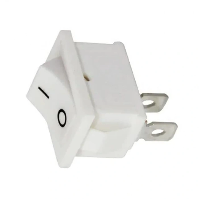 Powermaster IC-125B-1 Mini Beyaz Işıksız ON-OFF Anahtar