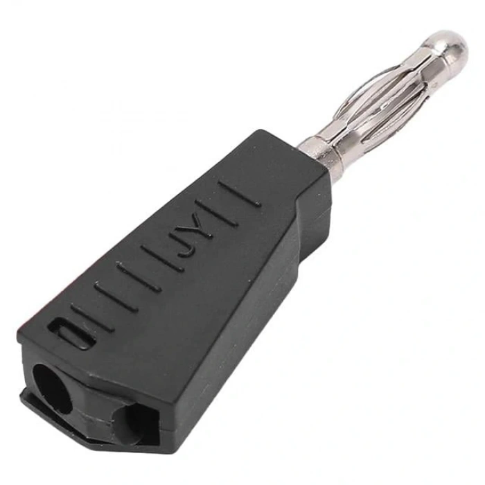 Powermaster IC-238D 4mm Banana Jack Üçgen Konnektör Siyah