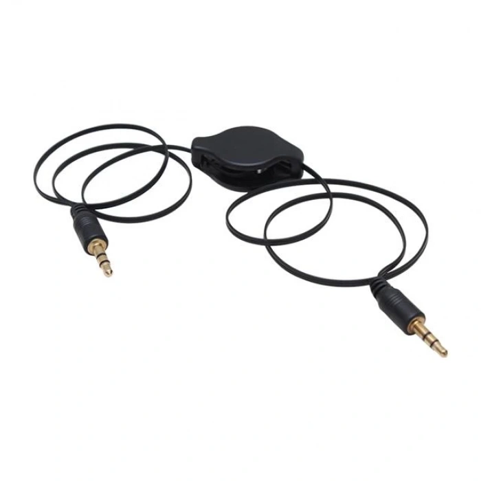 Powermaster Makaralı 3.5 Mm Stereo Erkek-Erkek Kablo