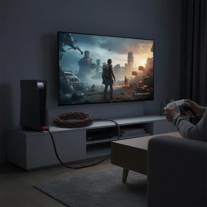 Powermaster Örgülü 3 Metre HDMI Kablo