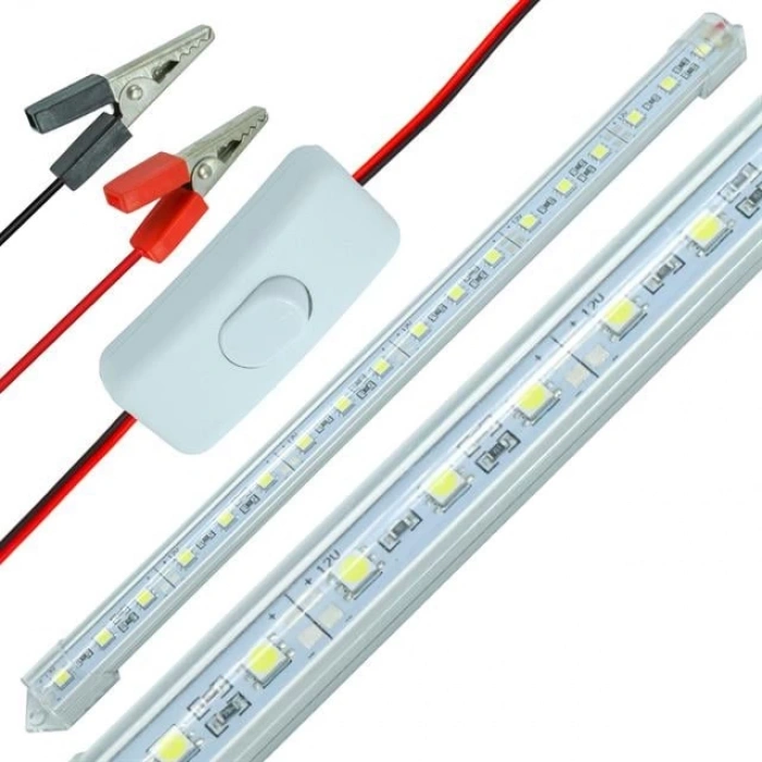 PowerMaster PM-11057 30 CM Akü Maşalı 12 Volt - 5 Watt T8 Led Bar Ampul