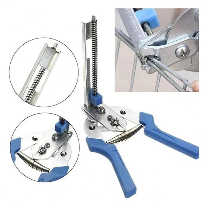 PowerMaster PM-20535 Bükümlü Halka Pense Klipler Tel Çit Sıkma Aleti