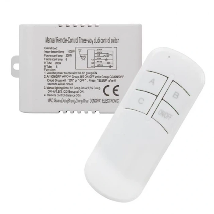 Powermaster PM-20977 Avize Kumandası 4 Fonksiyonlu