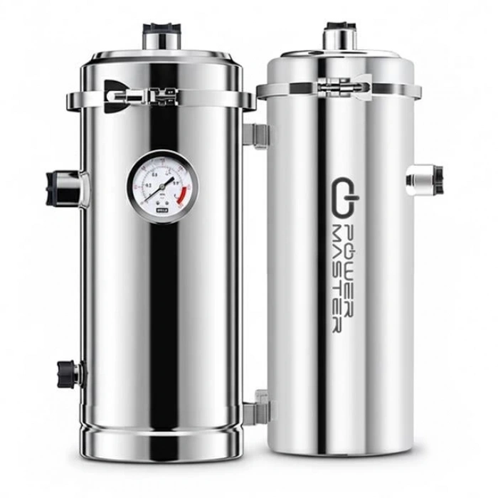 PowerMaster PM-28652 Ana Hat Su Arıtma Sistemi 3.000 L/Saat Paslanmaz Çelik Gövdeli Yıkanabilir UF-PVDF Filtreli