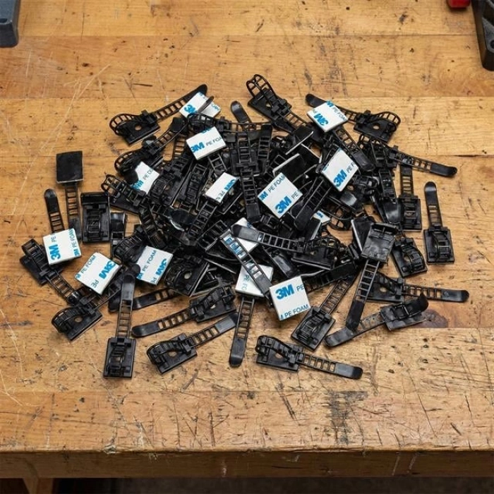 PowerMaster PM-29060 Yapışkanlı Ayarlanabilir Kablo Toplama Tutucu