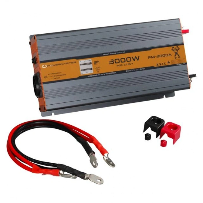Powermaster PM-3000A 12 Volt 3000 Watt Power Inverter