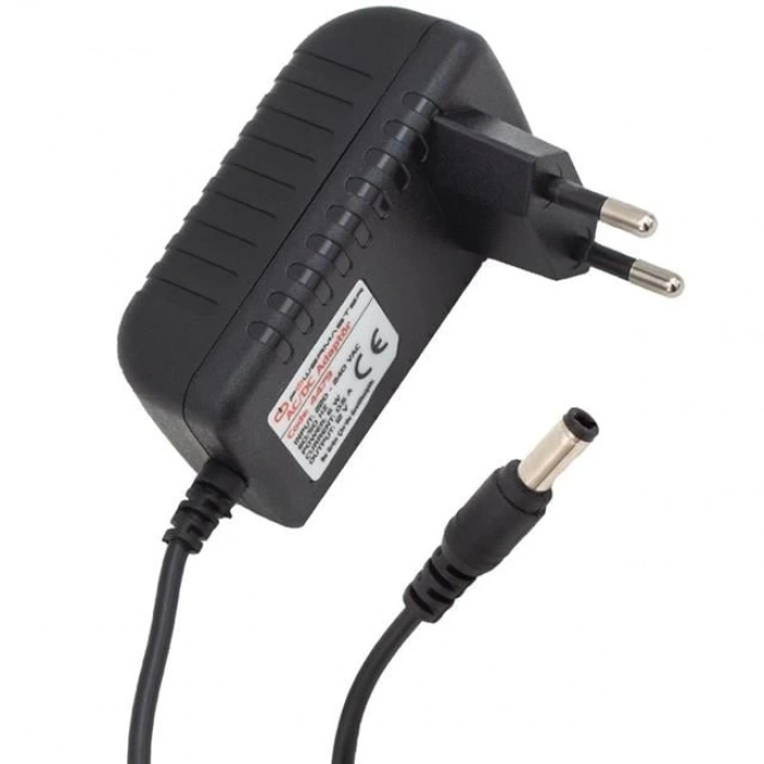 Powermaster PM-4479 12 Volt - 0.5 Amper 5.5*2.5 Mm Uçlu Plastik Kasa Priz Tipi Adaptör