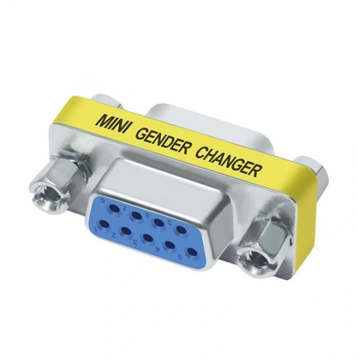 PowerMaster PM-6861 DB9 RS232 Dişi-Dişi (F2F) 9 Pin Çevirici Ara Adaptör