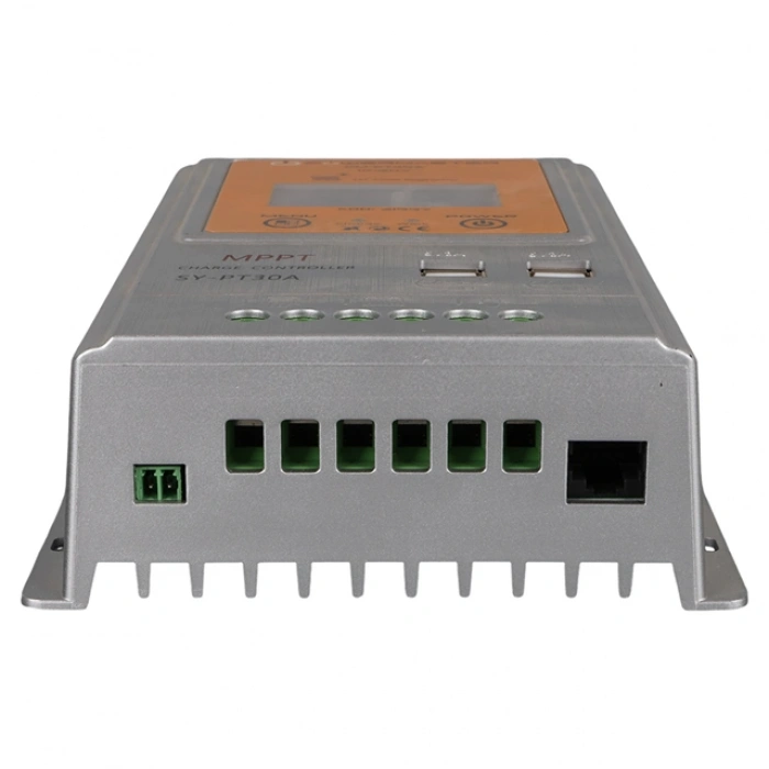 Powermaster PM-PT30A 12V/24V 30A MPPT 4 Usbli Dijital Otomatik Solar Şarj Regülatörü