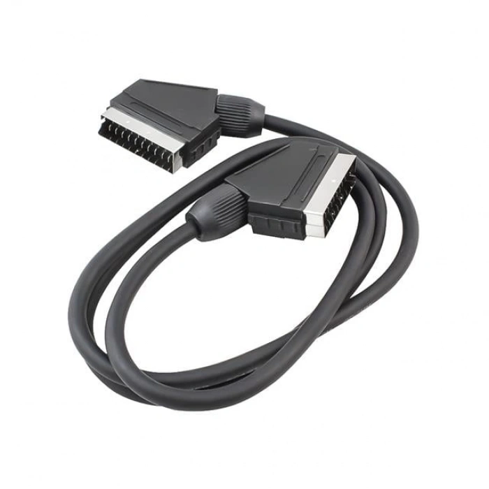 Powermaster Scart Scart 3 Metre Siyah Kablo