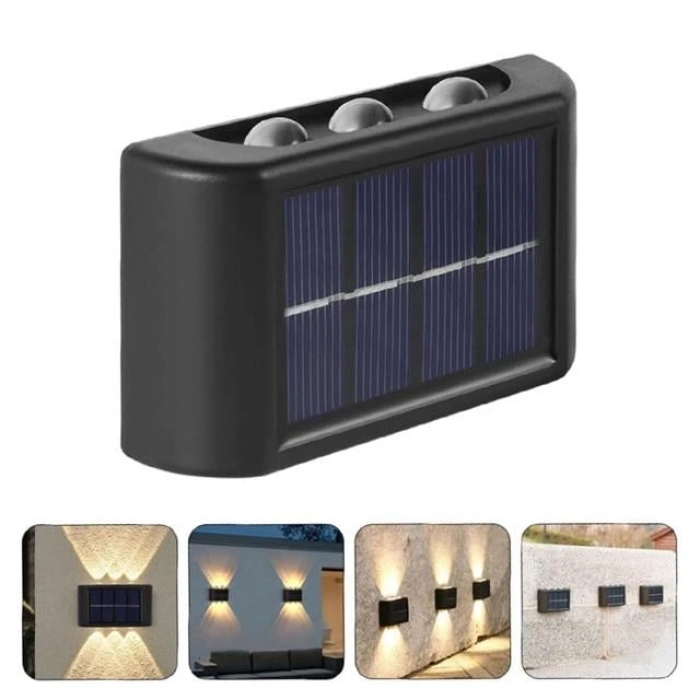 Powermaster Solar Aplik Duvar Lambası 4lü Set