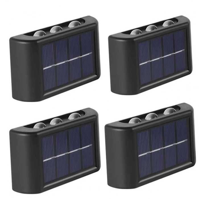 Powermaster Solar Aplik Duvar Lambası 4lü Set