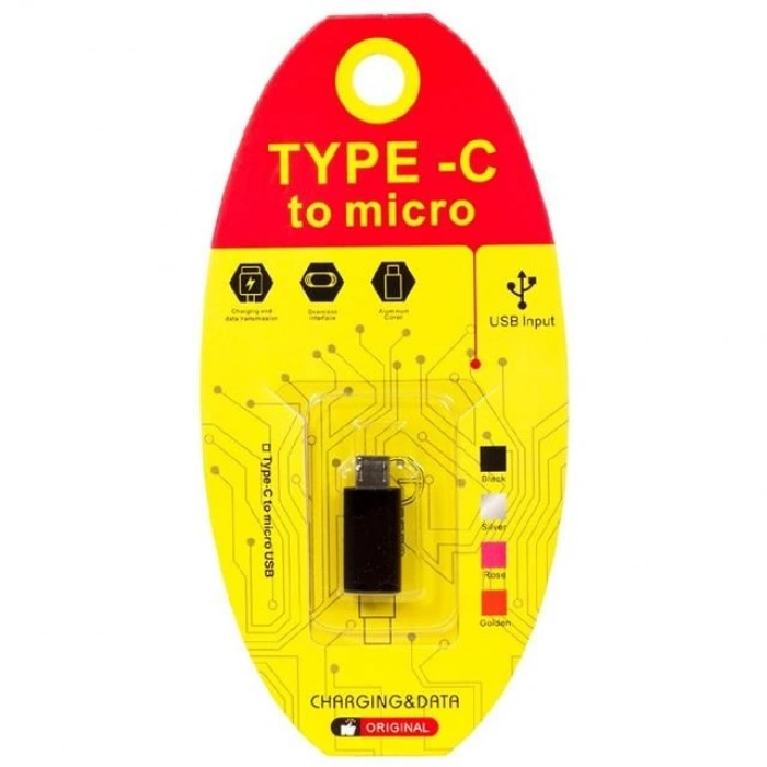 Powermaster Type-C To Android Micro Usb Otg Aparat
