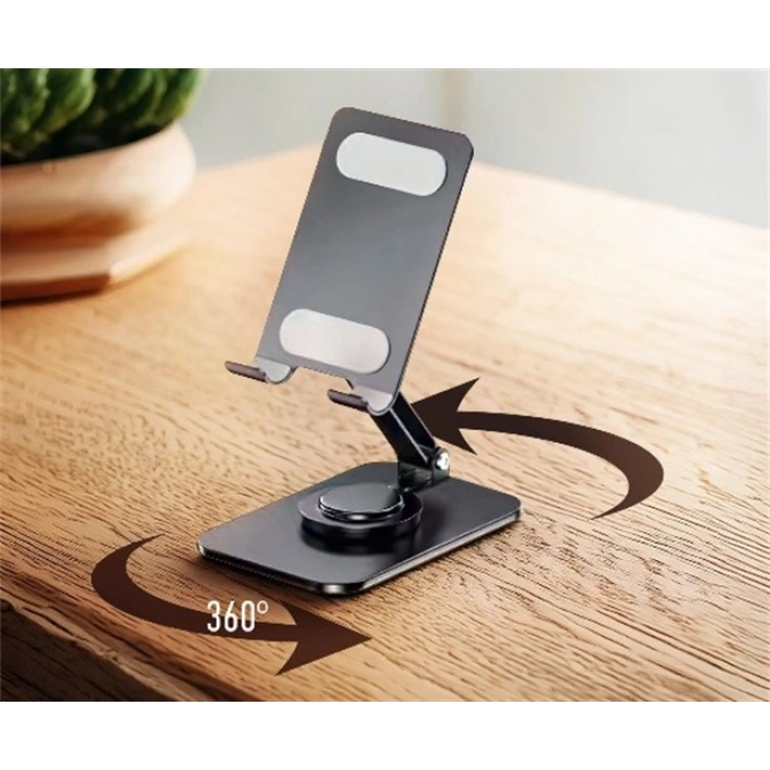 Powerway DMS33 Full Metal Gövde 360 Derece Dönebilen Masaüstü Telefon Standı