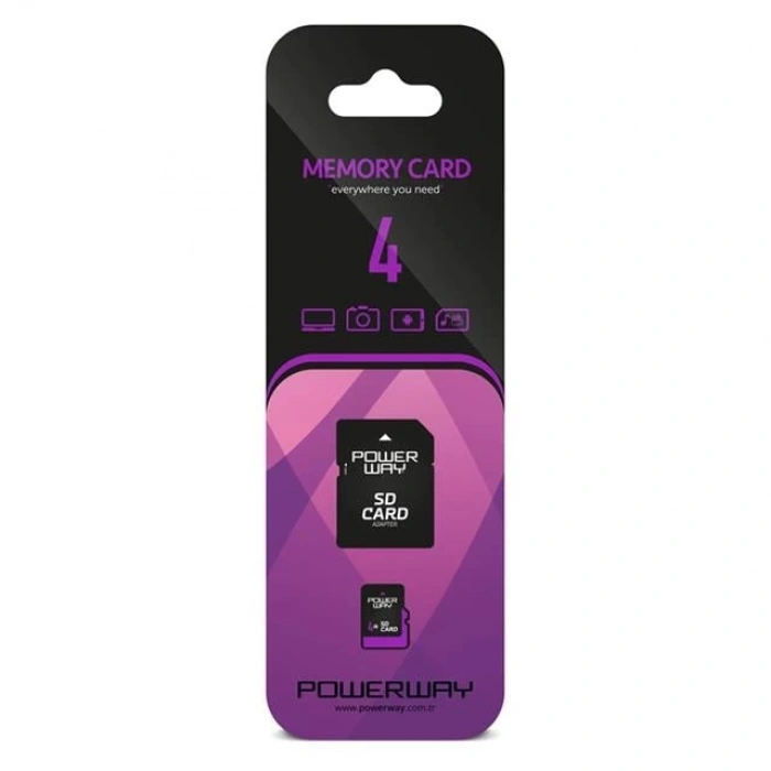 Powerway PWR-4 Micro 4GB Micro SD Hafıza Kartı