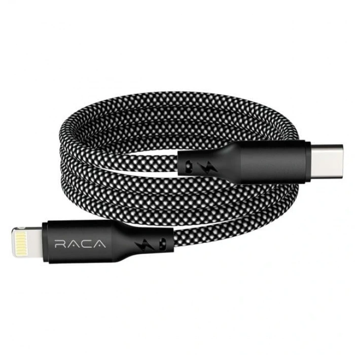 Raca RC20L 35 Watt Type-C to Lightning Manyetik Şarj Kablosu (1 Metre) - Siyah