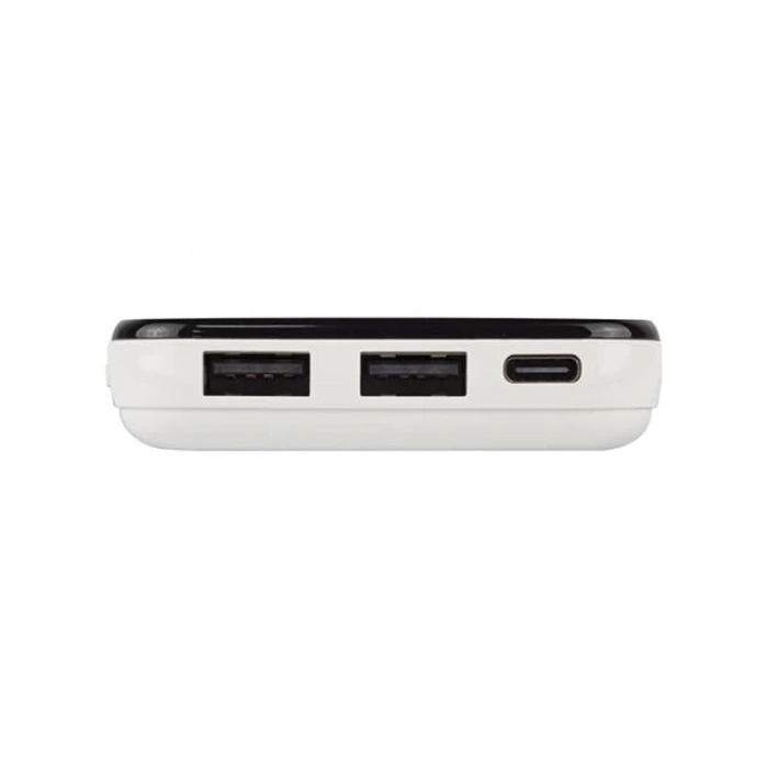 S-Link IP-G2710 10000 mAh 2 USB Port LCD Göstergeli Beyaz Powerbank