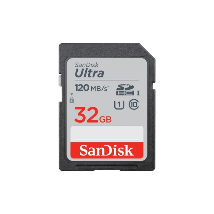 SanDisk Ultra 32GB SDHC Memory Card 120MB/s