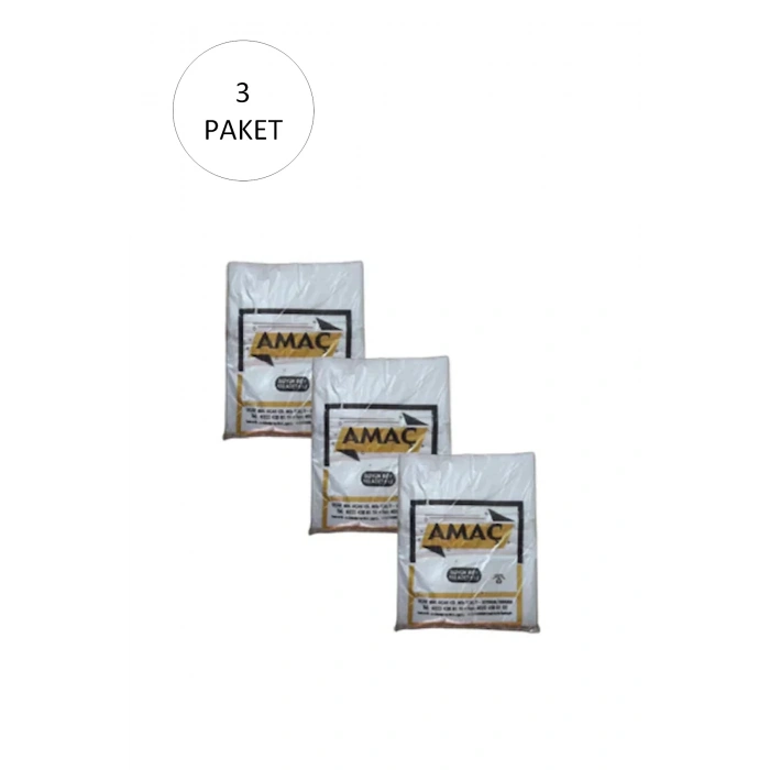 Şeffaf Hışır Atlet Poşet Orta Boy 27x47 Cm 650 Gr (3 Paket-takriben 600 Adet)