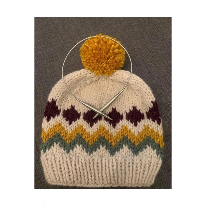 Sport Wool Atkı Bere Ceket Yelek Örgü İpi Yünü No: 193 Koyu Gri Melanj