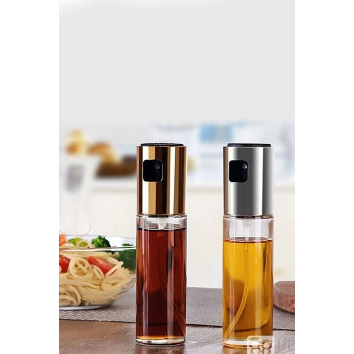 Sprey Cam Şişe Zeytinyağı Sirke Yağ Püskürtücü Yağdanlık 100 Ml