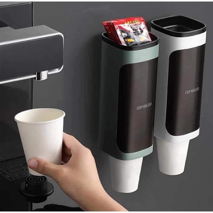 Sunup SN-27109 Kendinden Yapışkanlı Plastik - Karton Bardak Dispenseri