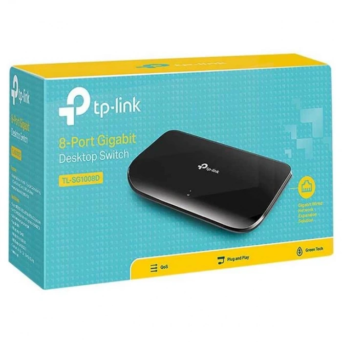 TP-Link TL-SG1008D 8 Port 10/100/1000 Gigabit Switch