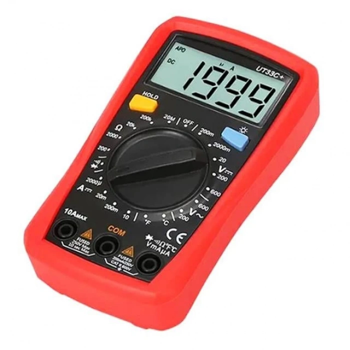 Powermaster UT-33C+ AC/DC 600V Multimetre Dijital Ölçü Aleti