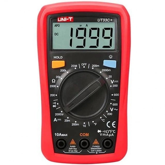 Uni-T UT-33C Dijital Multimetre Ölçü Aleti (Seri 2)
