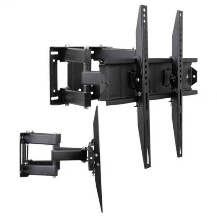 Vontech VT-852 HC Pro 55-85 Çift Kollu Kilitli Hareketli Televizyon Duvar Askı Aparatı