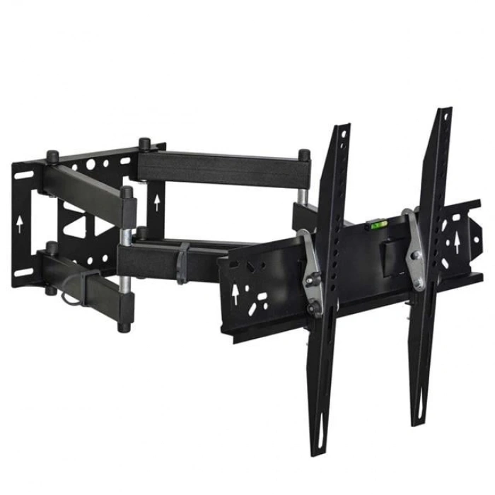 Vontech VT-952 HC Pro 55-98 Çift Kollu Kilitli Hareketli Televizyon Duvar Askı Aparatı