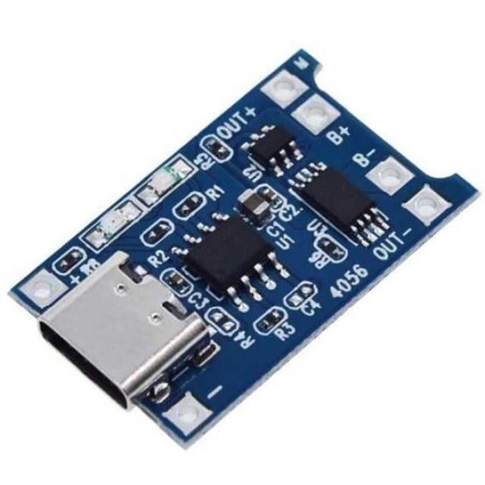 Weko BMS-TP4056 2S 5A BMS Devresi Lityum Batarya Şarj Modülü Type-C 28*17*4Mm