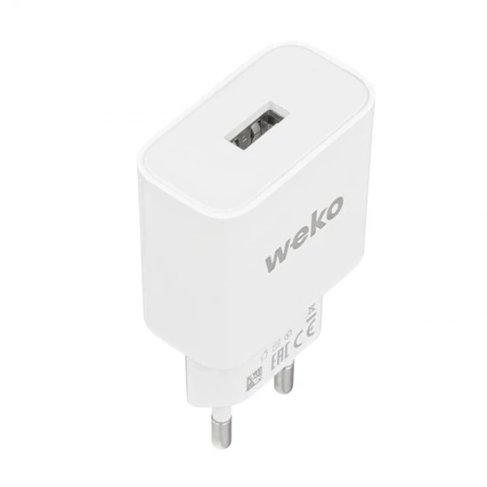 Weko WK-21436 2.1 Amper Telefon Şarj Adaptörü + Micro USB Kablo