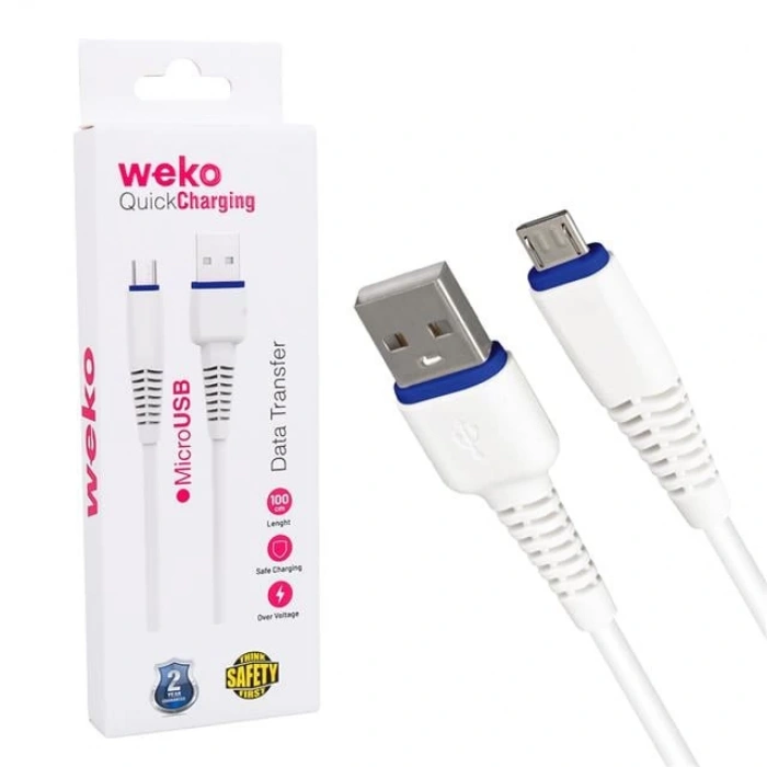 Weko WK-22020 USB To Micro USB Telefon Şarj Kablosu