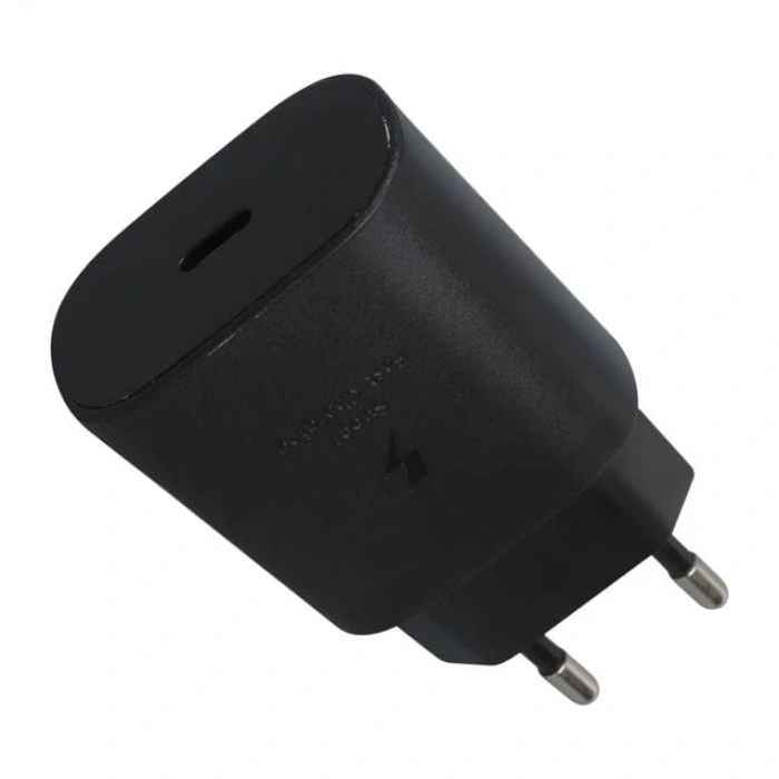 Weko WK-27877 Note10 Siyah 25 Watt Şarj Başlık Adaptörü + Type-C To Type-C Kablo