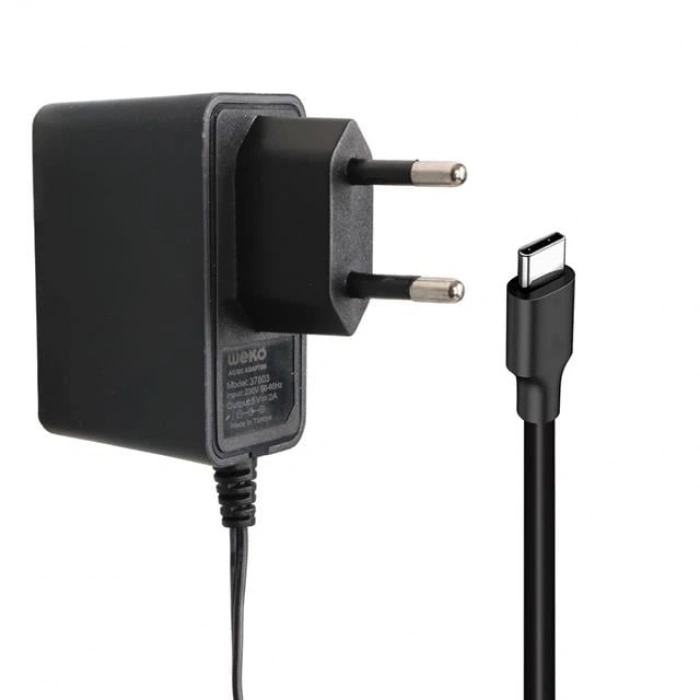 Weko WK-37803 5 Volt 2 Amper Type-C Uçlu Yerli Üretim Priz Tipi Adaptör