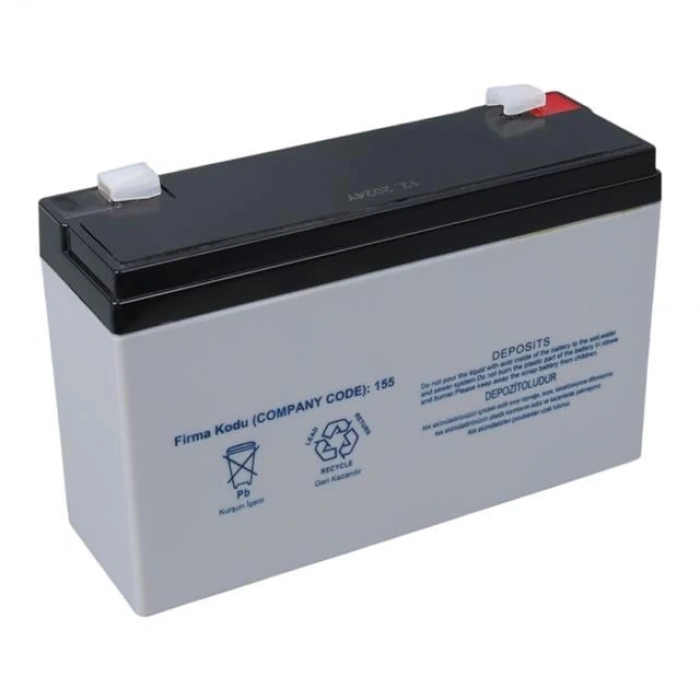 Yokohama YH-612 6 Volt - 12 Amper Akü (150x50x94 mm)