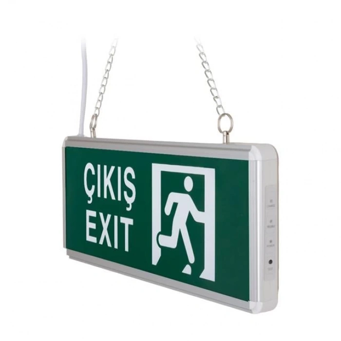 ZMR ZMR-670/Y.00 3W Tek Yön Acil Çıkış Yönlendirme Tabelası - Lambası (38X30X36mm)